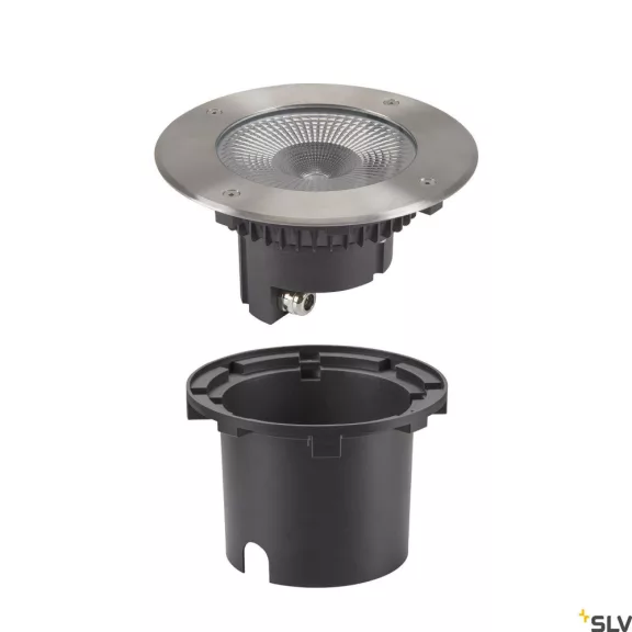 ROCCI 200 EL fekete IP65 16W 3000K kerek talajba süllyesztett lámpa