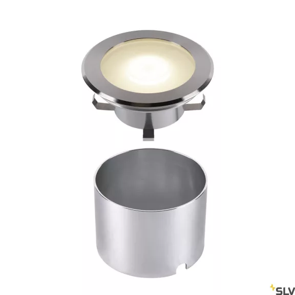 DASAR FLAT 120 EL rozsdamentes acél IP67 talajba süllyeszthető LED reflektor