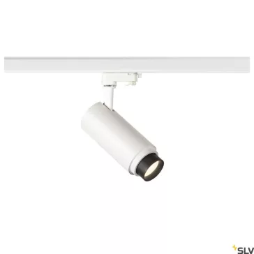   NUMINOS ZOOM M PHASE fehér 8.5cm 4000K 15-60° 20W állítható sugárzási szögű LED spot lámpa 3 fázisú sínhez
