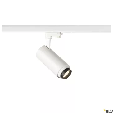   NUMINOS ZOOM M PHASE fehér 8.5cm 4000K 15-60° 20W állítható sugárzási szögű LED spot lámpa 3 fázisú sínhez