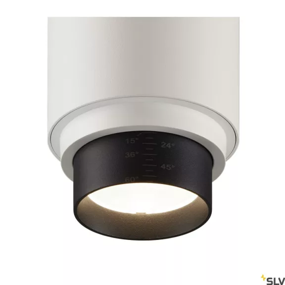NUMINOS ZOOM M PHASE fehér 8.5cm 4000K 15-60° 20W állítható sugárzási szögű LED spot lámpa 3 fázisú sínhez