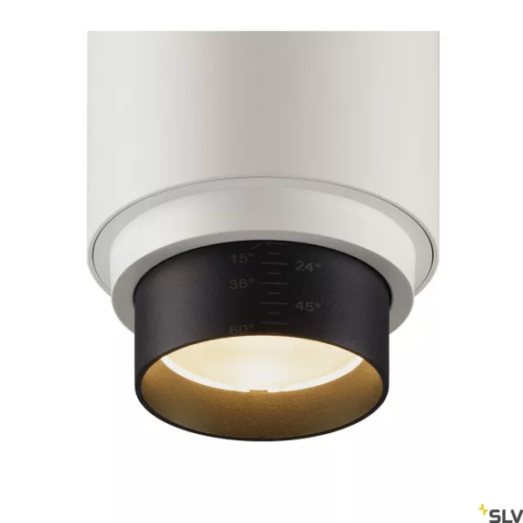 NUMINOS ZOOM M DALI fehér 8.5cm 2700K 15-60° 20W állítható sugárzási szögű LED spot lámpa dali sínhez