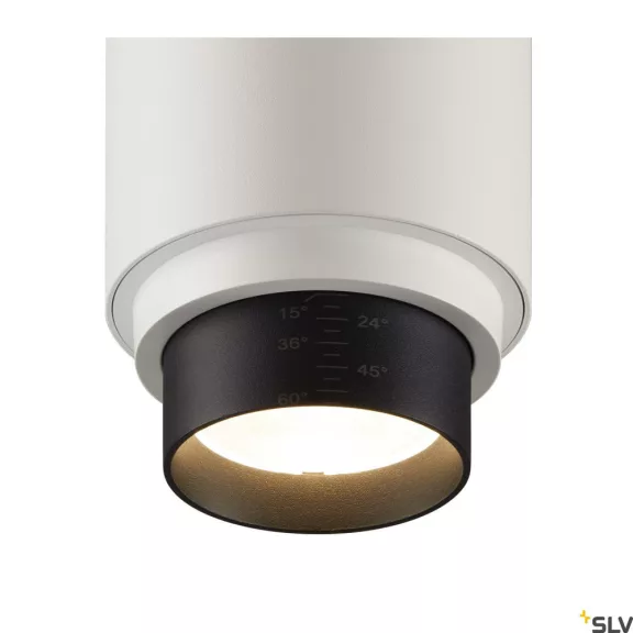 NUMINOS ZOOM M DALI fehér 8.5cm 3000K 15-60° 20W állítható sugárzási szögű LED spot lámpa dali sínhez