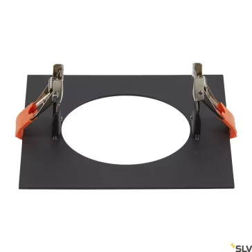   NUMINOS S fekete 160/100mm-es négyszögletes szűkítő gyűrű