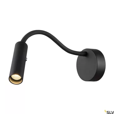   KARPO GOOSE fekete 5.8w 3000K 40° dimmelhető állítható LED fali olvasó lámpa