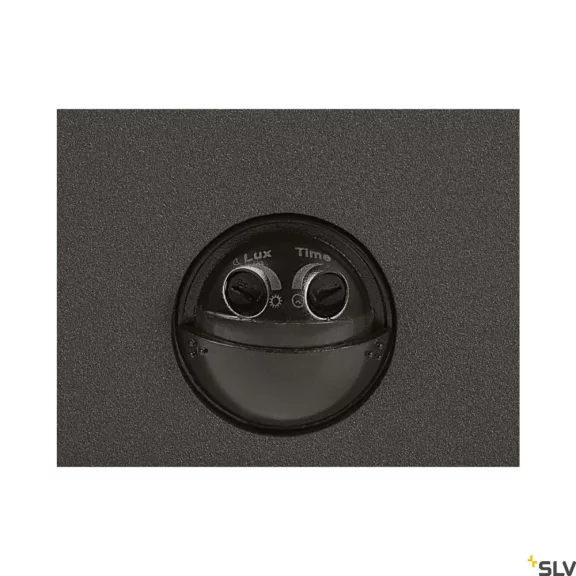 GRAFIT E27 ROUND SENSOR antracit IP44 E27 mozgásérzékelős hengeres kültéri fali lámpa