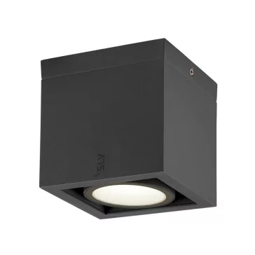   ESKINA FRAME CL antracit szögletes kültéri mennyezeti LED lámpa