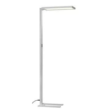   WORKLIGHT FL ezüst 79w 7600lm 4000k cri80 80° szabadon álló mozgás és fényérzékelős dimmelhető professzionális munkaasztal megvilágító állólámpa