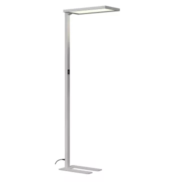   WORKLIGHT FL ezüst 79w 7600lm 4000k cri80 80° szabadon álló mozgás és fényérzékelős dimmelhető professzionális munkaasztal megvilágító állólámpa