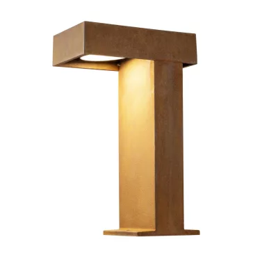  RUSTY PATHLIGHT 40 LED rozsda színű corten acél útvonalmegvilágító vízálló kültéri allólámpa