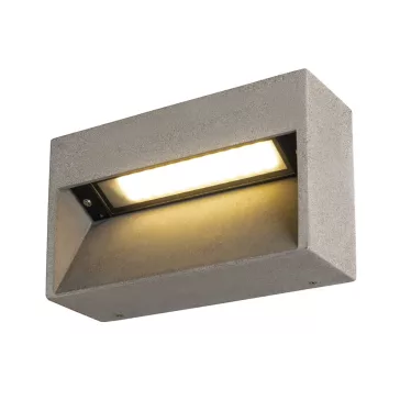   CONCRETO L WL szürke 12W 570lm 3000K beton kültéri fali LED lámpa