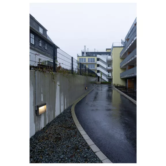 CONCRETO L WL szürke 12W 570lm 3000K beton kültéri fali LED lámpa
