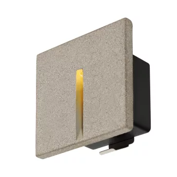   CONCRETO EL szürke 3.2W 15lm 3000K beton kültéri falba süllyeszthető útvonalvilágító LED lámpa