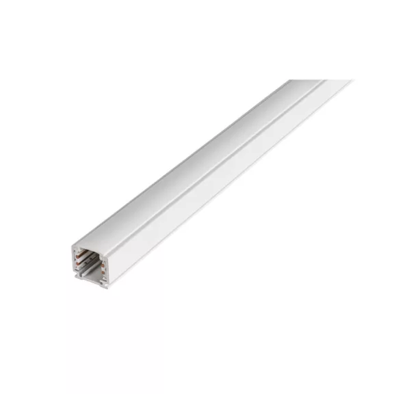 48V SYSTEM COVER fehér 20mm széles 2m -es sín takaró profil 48V-os alacsony feszültségű felületre szerelt sínhez