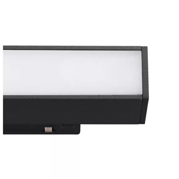 48V SYSTEM IN-LINE 44 fekete 14W 1140lm 2700K CRI90 95° lineáris spot led lámpa 48V-os alacsony feszültségű sínhez