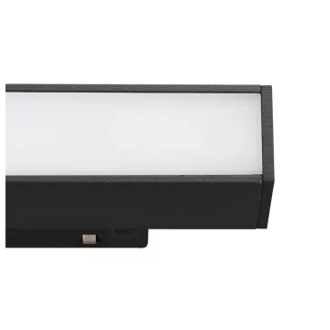   48V SYSTEM IN-LINE 44 fekete 14W 1180 lm 3000K CRI90 95° lineáris spot led lámpa 48V-os alacsony feszültségű sínhez
