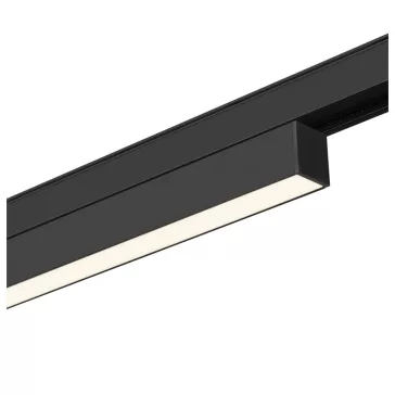   48V SYSTEM IN-LINE 44 fekete 14W 1450lm 4000K CRI90 95° lineáris spot led lámpa 48V-os alacsony feszültségű sínhez