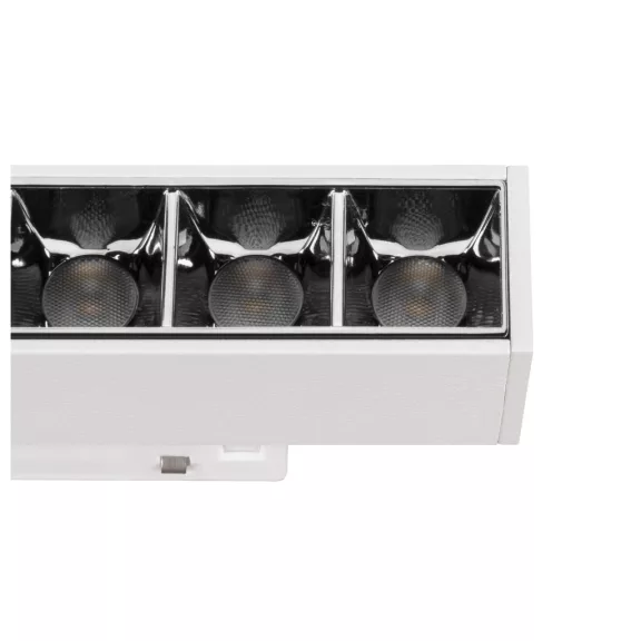 48V SYSTEM IN-LINE 22 fehér 7.3W 580lm 2700K CRI90 35° darklight led reflektor 48V-os alacsony feszültségű sínhez
