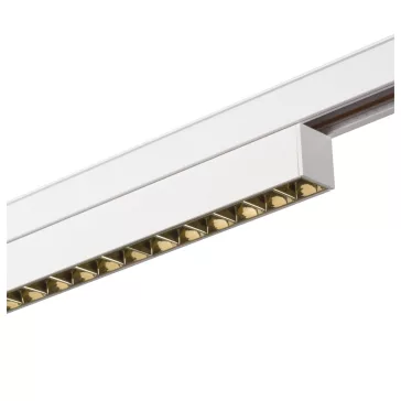   48V SYSTEM IN-LINE 22 fehér 7.3W 610lm 3000K CRI90 35° darklight led reflektor 48V-os alacsony feszültségű sínhez