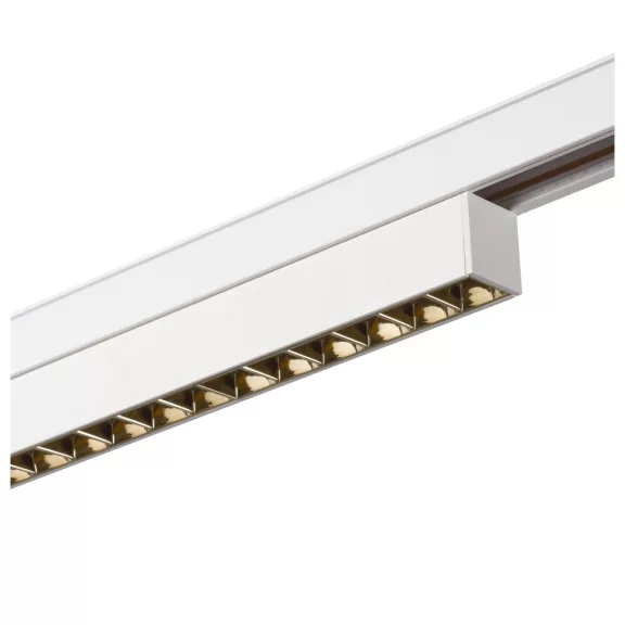 48V SYSTEM IN-LINE 44 fehér 14W 1180lm 2700K CRI90 35° darklight led reflektor 48V-os alacsony feszültségű sínhez