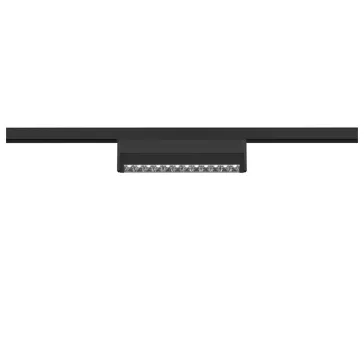   48V SYSTEM IN-LINE 24 fekete 7.3W 650lm 4000K CRI90 35° darklight billenthető led reflektor 48V-os alacsony feszültségű sínhez