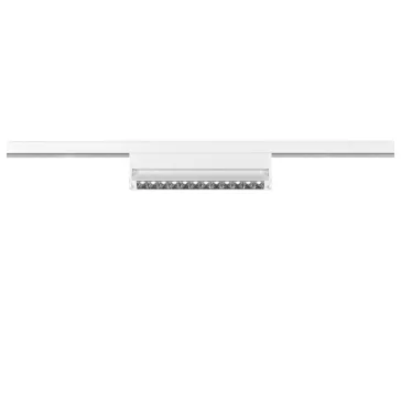   48V SYSTEM IN-LINE 24 fehér 7.3W 650lm 4000K CRI90 35° darklight billenthető led reflektor 48V-os alacsony feszültségű sínhez