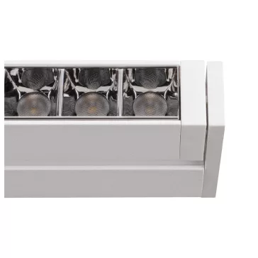   48V SYSTEM IN-LINE 46 fehér 14W 1230lm 3000K CRI90 35° darklight billenthető led reflektor 48V-os alacsony feszültségű sínhez