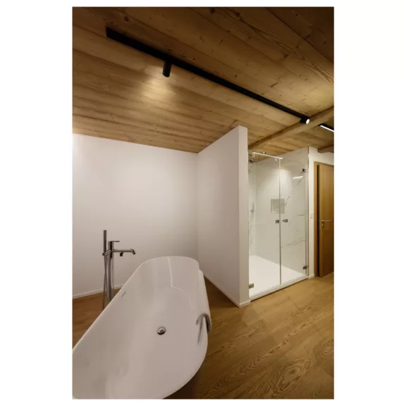 NUMINOS® XS 48V fekete-fehér 8.7W 720lm 3000K CRI90 55° állítható LED spot lámpa 48V-os alacsony feszültségű sínhez