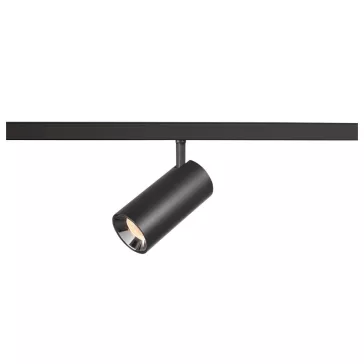   NUMINOS® S 48V fekete-króm 16W 960lm 2700K CRI90 20° állítható LED spot lámpa 48V-os alacsony feszültségű sínhez