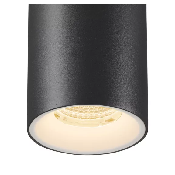 NUMINOS® S 48V fekete-fehér 16W 1120lm 3000K CRI90 40° állítható LED spot lámpa 48V-os alacsony feszültségű sínhez