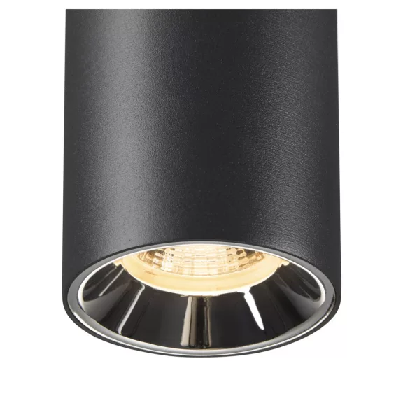 NUMINOS® S 48V fekete-króm 16W 1050lm 3000K CRI90 55° állítható LED spot lámpa 48V-os alacsony feszültségű sínhez