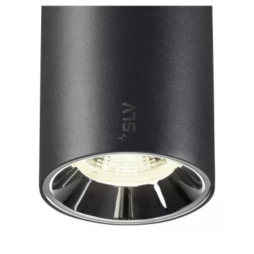   NUMINOS® S 48V fekete-króm 4000K 16W 55° állítható LED spot lámpa 48V-os alacsony feszültségű sínhez