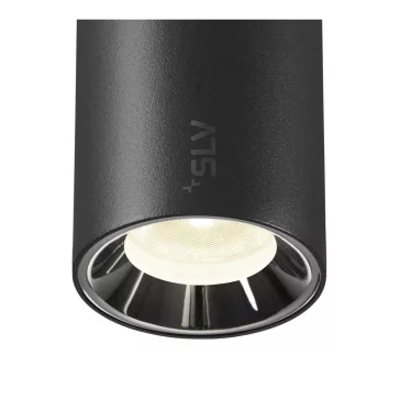   NUMINOS® XS 48V fekete-króm 4000K 40° 1.5m -es függesztett LED spot lámpa 48V-os alacsony feszültségű sínhez