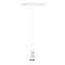 NUMINOS® XS 48V fehér-króm 4000K 40° 1.5m -es függesztett LED spot lámpa 48V-os alacsony feszültségű sínhez