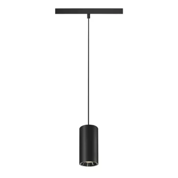   NUMINOS® S 48V fekete-króm 16W 1050lm 3000K CRI90 40° függesztett LED spot lámpa 48V-os alacsony feszültségű sínhez