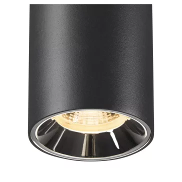   NUMINOS® S 48V fekete-króm 16W 1050lm 3000K CRI90 40° függesztett LED spot lámpa 48V-os alacsony feszültségű sínhez