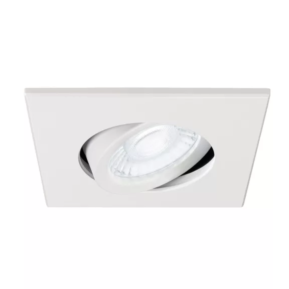 UNIVERSAL DOWNLIGHT fehér szögletes billenthető lámpa burkolat