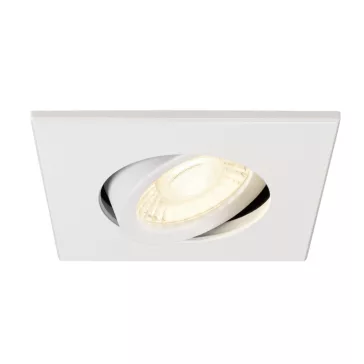   UNIVERSAL DOWNLIGHT fehér szögletes billenthető lámpa burkolat