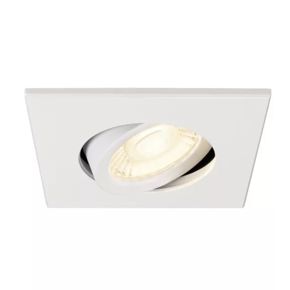 UNIVERSAL DOWNLIGHT fehér szögletes billenthető lámpa burkolat