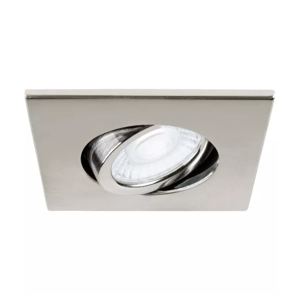 UNIVERSAL DOWNLIGHT króm szögletes billenthető lámpa burkolat