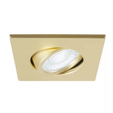   UNIVERSAL DOWNLIGHT arany színű szögletes billenthető lámpa burkolat