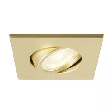   UNIVERSAL DOWNLIGHT arany színű szögletes billenthető lámpa burkolat