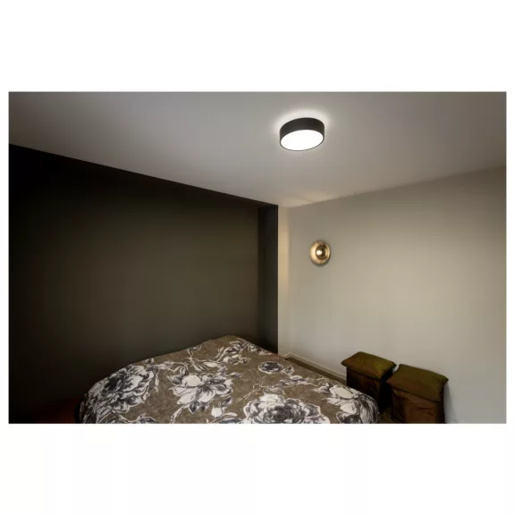 MEDO PRO 30 fekete Trailing-edge 110° kerek állítható színhőmérsékletű dimmelhető fali és mennyezeti LED lámpa