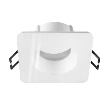   NEW TRIA 68 fehér 8 x 8 cm szögletes mély vízálló mennyezeti süllyesztett spot lámpakeret