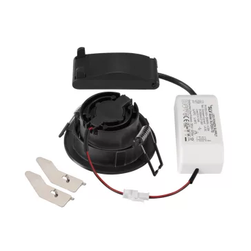   NEW TRIA 68 fekete 2700K 38° kerek billenthető mennyezeti süllyesztett LED spot lámpa