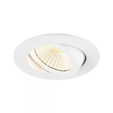   NEW TRIA 68 fehér 1800-3000K 60° színhőmérséklet és fényerőszabályozós kerek billenthető mennyezeti süllyesztett LED spot lámpa