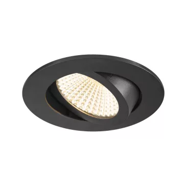   NEW TRIA UNIVERSAL 68 fekete 60° billenthető mennyezeti süllyesztett LED spot lámpa