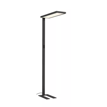   WORKLIGHT PRO fekete szabadon álló mozgás és fényérzékelős dimmelhető professzionális munkaasztal megvilágító állólámpa
