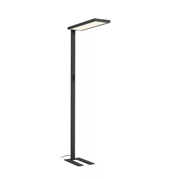 WORKLIGHT PRO fekete szabadon álló mozgás és fényérzékelős dimmelhető professzionális munkaasztal megvilágító állólámpa