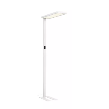   WORKLIGHT PRO fehér szabadon álló mozgás és fényérzékelős dimmelhető professzionális munkaasztal megvilágító állólámpa